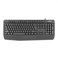 green gk306 multimedia wired keyboard