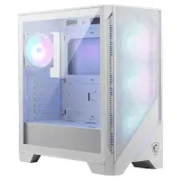 msi mag forge 320r white airflow mid tower computer gaming case
