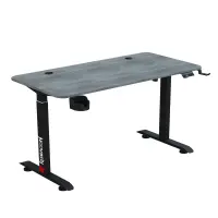 redragon gd 3500g m gray 140cm rgb gaming computer desk
