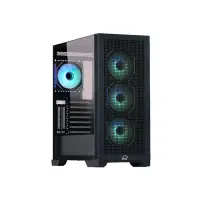 tsco gc4510 dragon s breath black gaming computer case