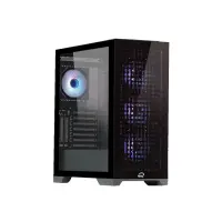 tsco gc4511 dragon s breath black gaming computer case