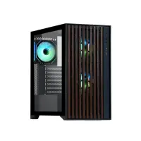 tsco gc4512 vanir black gaming computer case