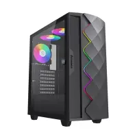 gamemax diamond cp black mid tower case